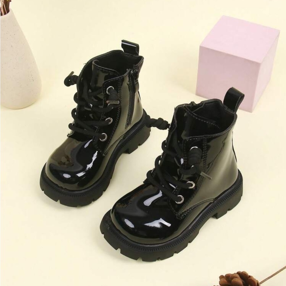 Toddler Girls Black Boots